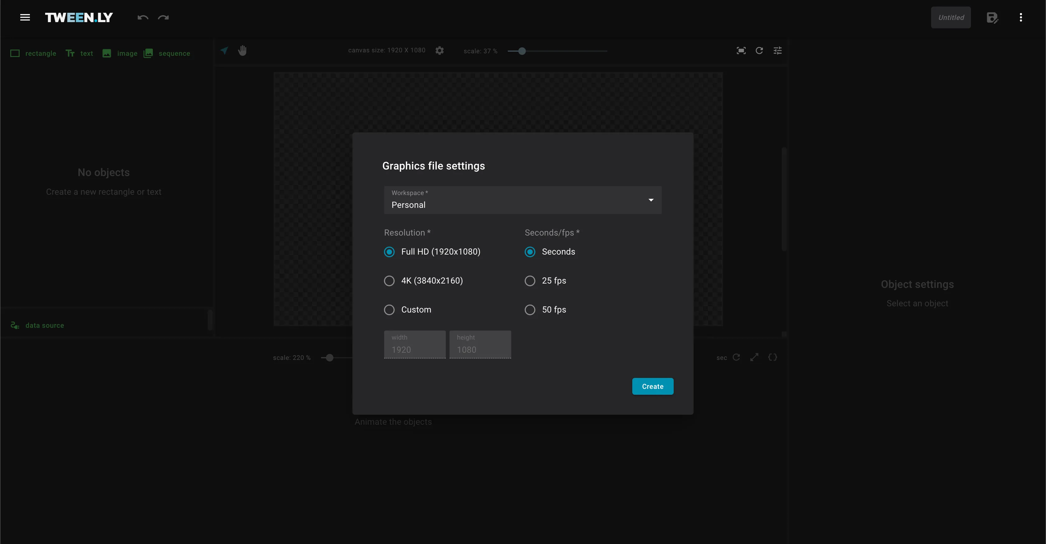Graphics File Settings
